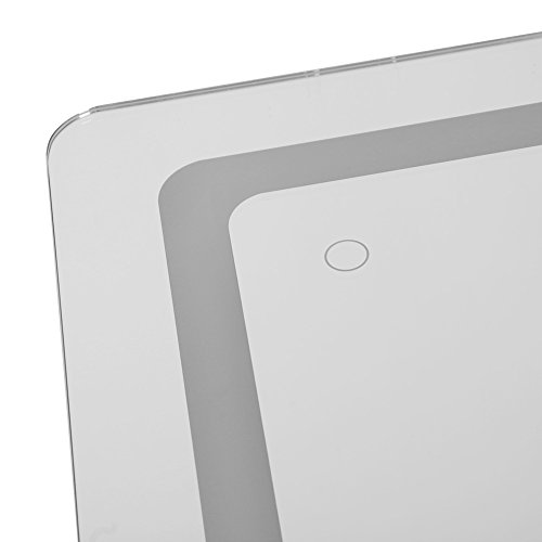 POPSPARK 50 x 70 x 4 cm Illuminated LED Bathroom Mirror Wall Mounted LED Light Mirror (50x70x4cm)