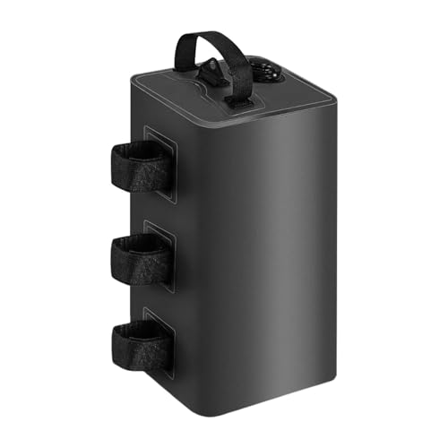 Perfk キャノピーウォーターウェイトバッグサンドバッグマルチファンクションポータブルテント水ウェイト屋外アクティビティガゼボヤード用バッグ, 10 L, 黒