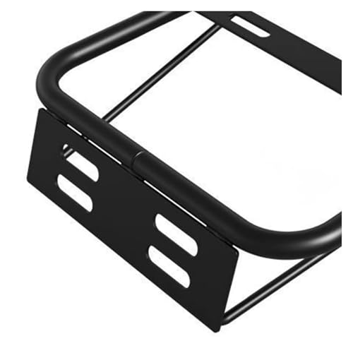 Porte-bagages arrière de moto universel avec support de coffre noir