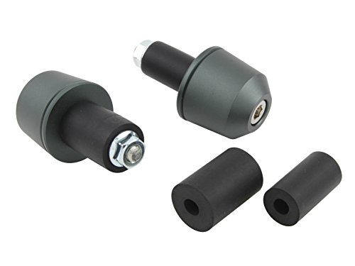 ポッシュ(POSH) バイク用品 ハンドルバーエンド ユニバーサル ソリッドバーエンド(外径29.5mm) ハンドル内径14-19mm対応 マットグレー 031177-29-10