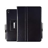 INSOLKIDON Compatible with Google Nexus 9 8.9-INCH Tablet case, Full Coverage Ultra Slim Leather Cover Case with Folding Stand Cover Rugged with Auto Sleep/Wake (Black)