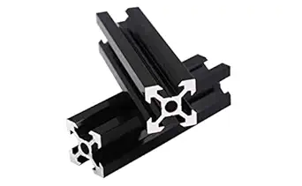 novo3d.in Aluminium profile 2020 black anodized accurate v slot profile for 3D printer in various length with/without tapping - 1pc.