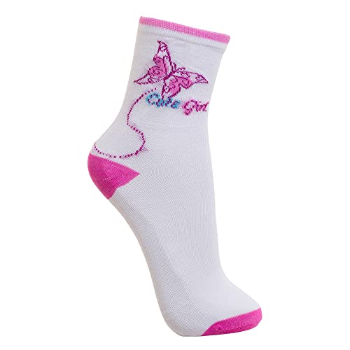 Kit 24 Pares Meias Cano Longo Estampadas Algodão Feminino Kit 24 Pares Meias Cano Longo Estampadas A