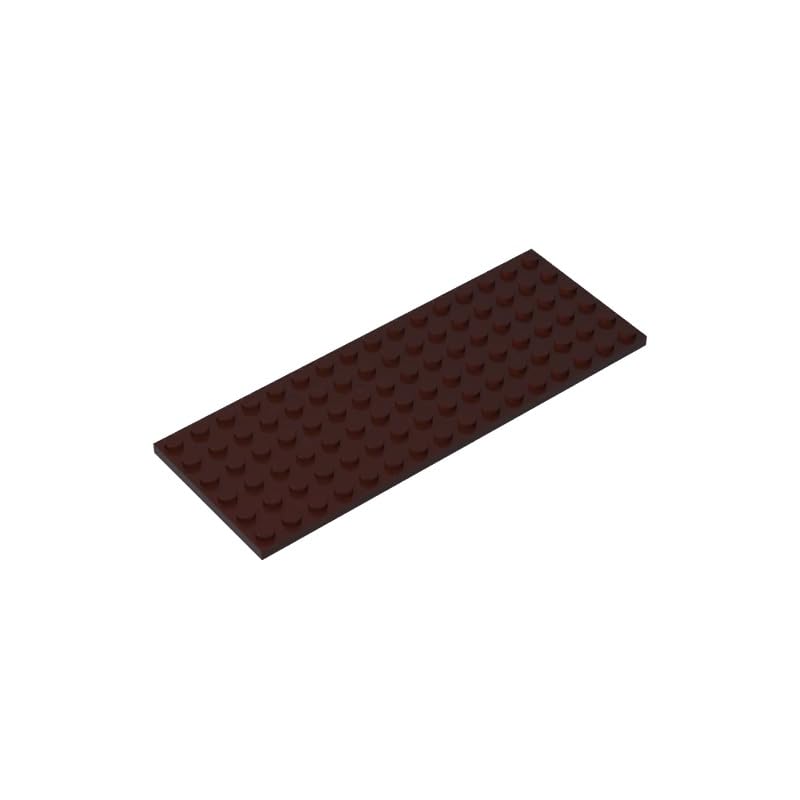 XYEIUGO 3027 Foundation Plate 6x16, Dark Brown, 10 PCS — image 1