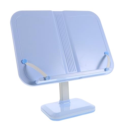 NOLITOY 読書ブックホルダー、クリップ付きクックブックスタンド 折りたたみ式デスクトップクックブックスタンド 折りたたみ式ブックホルダー キッチンデスク用調節可能なブックラック