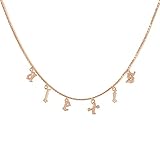 Aoloshow Custom Name Necklace Personalized Initial Jewelry Birthday Gift