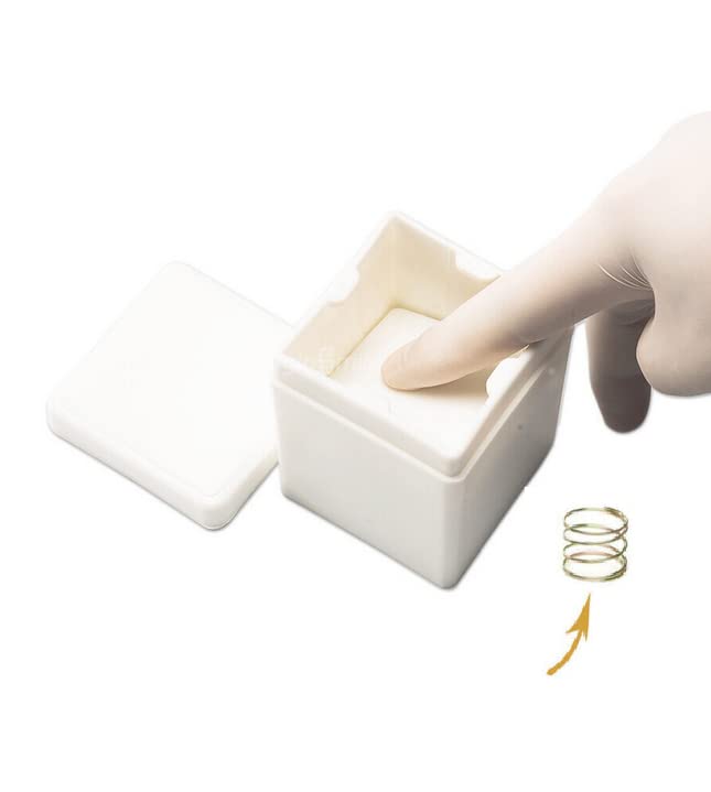 AmeriCan Goods Dental Gauze Sponge Dispenser with Spring Comfprtable for Dental Sponges, Lint free Nail Wipes Dispenser 2