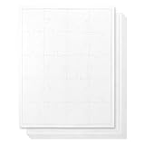 4 Blank Jigsaw Puzzles with Envelopes – 10.25 x 13.25 Inch, 20 Pieces Each – Hygloss DYI Party invites, Perfect for Decorating, Kids' Activities, Arts & Crafts or Party Favors