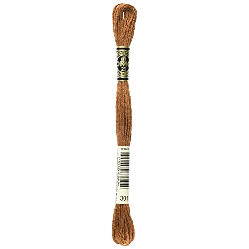 Image of DMC 6-Strand Embroidery Cotton Floss, Medium Mahogany