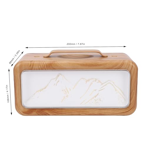 Difusor aromático eléctrico TOPINCN 600ml con luz LED miniatura 3
