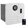 RecPro RV Tankless Water Heater | On Demand Hot Water Heater | 42,000 BTU | Gas Water Heater | Remote Control Included (15" x 15" Door Size, White)