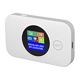 Ejoyous Enrutador de Hotspot WLAN 4G LTE Mobile con Batería de 3000 MAh y Tarjeta Micro SIM para hasta 10 Usuarios Adecuados para Viajes de Oficina en Casa (Versión asiática)