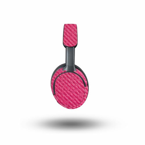 Image of MightySkins Carbon Fiber Skin Compatible with Bose QuietComfort Ultra - Pink Pleather | Protective, Durable Textured Carbon Fiber Finish | Easy to Apply