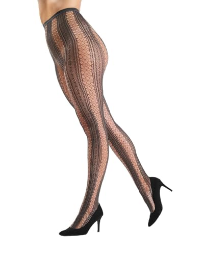 Image of MeMoi Epic Stripe Glamour Fishnet Tights