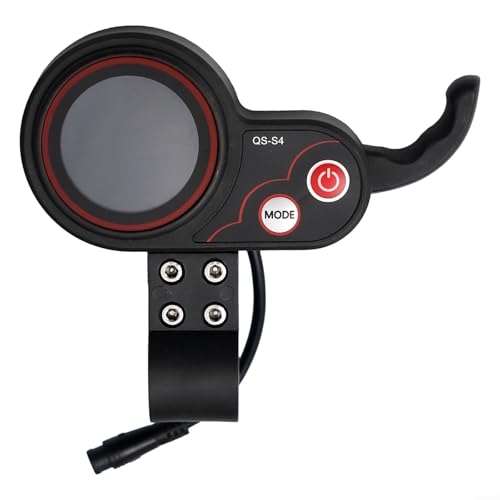 QS-S4 48V-60V Duimgaspedaal LCD Display Meter, Elektrische Scooter Instrument Display voor Zero 8 9 10 8X 10X E-Scooter 6PIN Display Accessoires