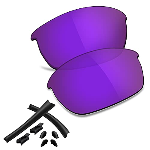 Image of Polarized Replacement Lenses & Rubber Kits for Oakley Flak Jacket OO9009 Sunglass