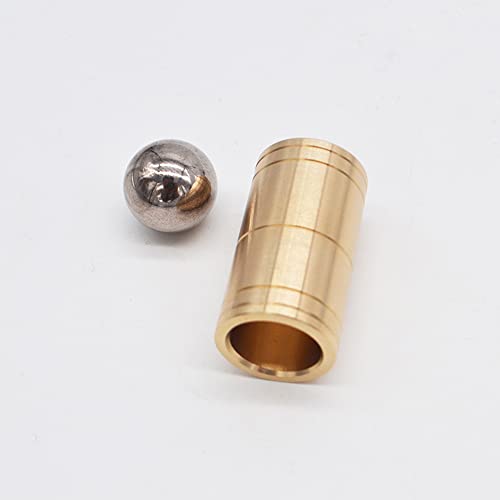 Ball & Tube Mystery (Brass) Magic Tricks Steel Ball Sink Down Into Tube Magia Close Up Illusions Mentalism Props Gimmicks - Image 3