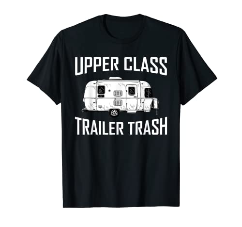 Divertido Camper autocaravana clase superior remolque basura Camiseta