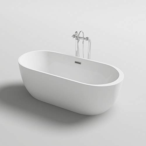 BagnoItalia nowoczesna biała wanna wolnostojąca łazienka centrum 170 x 80 cm