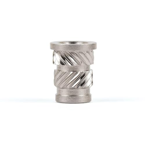 Inserts filetés acier inoxydable E-Z LOK 10-32 droits à bride pour fixations plastiques durables