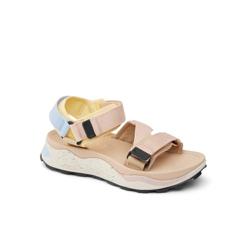 Image of REEF Cross Shore Womens Casual Sport Sandal, Adjustable Straps, Supportive Footbed, No Slip Traction