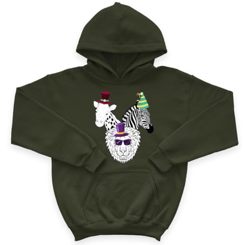 Birthday Animal Kid Kids' Hoodie - Animal Lover Apparel - Party Print Stuff