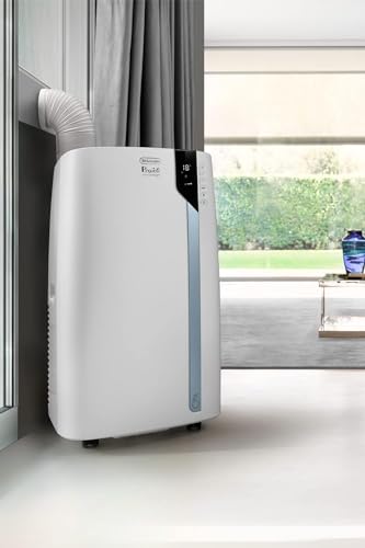 De'Longhi PACEX390UVcare-6AL WH PAC Portable Air Conditioner, Dehumidifier, Fan & UV-Carelight, 14000 BTU + UV CARE, White (Renewed)