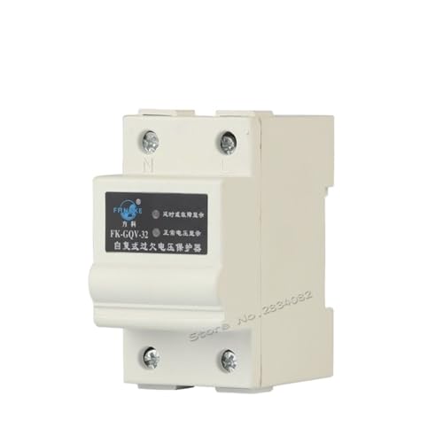 Protector de sobretensión y bajo voltaje 63A 220V con retardo de fallo 2P 2
