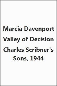 Valley of Decision B0062CLVGW Book Cover