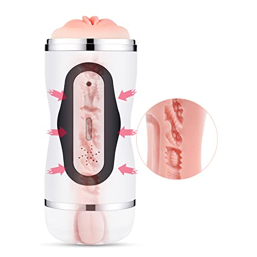 Diseño 3D Masajeador de mano Masaje muscular Blanco 10 modos a elegir 1pc Cover