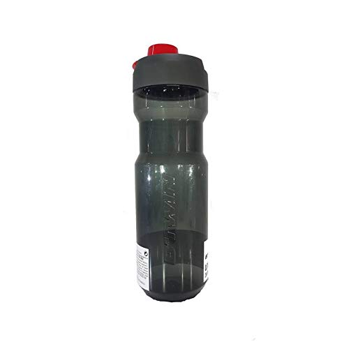 Btwin Mobility Plastic Cycling Water Bottle, Black and Red