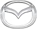 GRUTZ Silver Steering Wheel Cover Sticker Car Steering Wheel Emblem for Mazda 3 6 CX 3 CX 5 CX 9 Accessories(Silver)