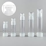 15/30/50/80 / 100ml Vaporisateur sous Vide Lotion Bouteille Voyage Cosmétique Conteneur Lotion Pompe Bouteille Crème pour Le Visage Bouteille Airless Soins De La Peau-80ml, Clear Spray