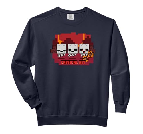 Minecraft Ghast Trio Critical Hit Panel Comfort Colors Adult Sweatshirt