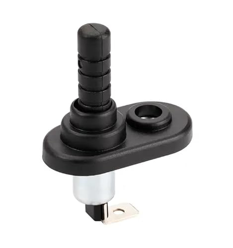 Contatto per porta auto, 20 A, 12 V, con perno di ritorno a molla Ein-AUS, pulsante di apertura, interruttore universale, massa di contatto con tappo in gomma