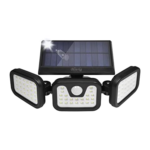 Jefedana Luz Solar Exterior con Sensor de Movimiento Cover