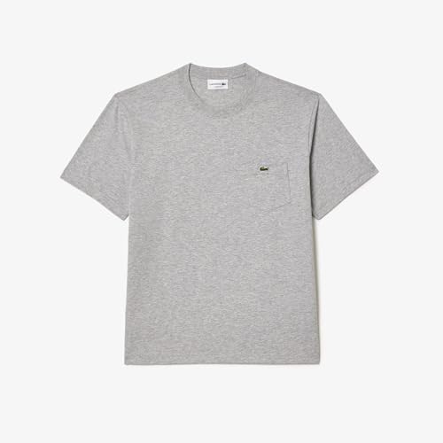 Image of Lacoste Men's Cotton T-shirt with Breast Pocket