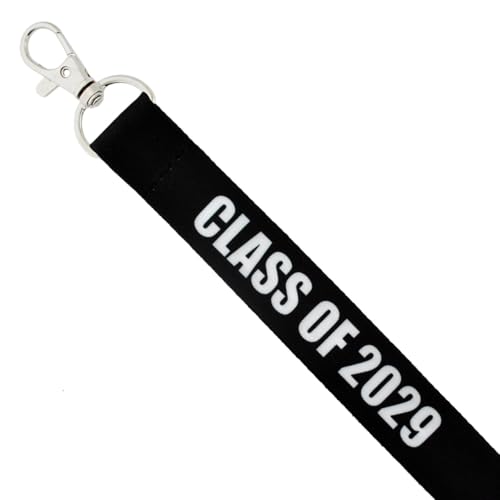 Image of PinMart Class of 2025-2030 School Graduation Lanyard ID Name Badge Keychain