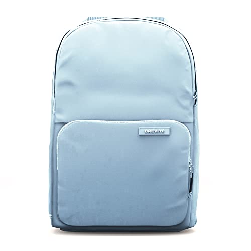 BREVITE The Backpack- Casual daypack backpacks for every function. Compact but spacious 18L aesthetic traveling backpack with laptop compartment. (Misty Blue)