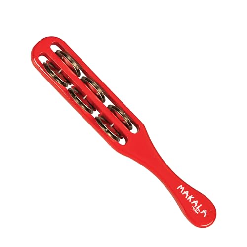 Kala MaKala by Kala Handheld Tambourine – Red Percussion Instrument