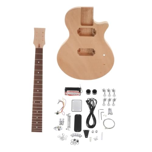 Unfinished Guitar Body Unfinished Electric Guitar Kit Mahogany Body Neck Rosewood Fingerboard