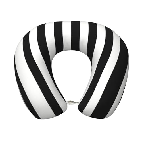 Almohada de viaje de poliéster con soporte para cuello miniatura 1