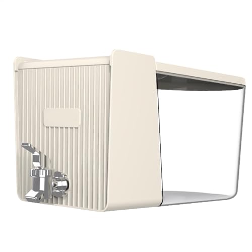 Dispensador de bebidas para nevera, dispensador de agua para nevera, contenedor de bebidas a prueba de fugas, grado alimenticio, 5.3 L, hervidor de refrigerador de gran capacidad con tapa para jugo