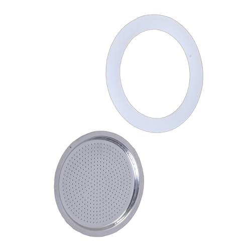 Piezas de repuesto para máquina de café, filtro de acero inoxidable y juntas de silicona flexibles, accesorios para cafetera espresso, filtro de acero inoxidable