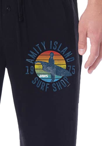 Jaws Mens' Film Movie Amity Island Surf Shop 1975 Sleep Pajama Pants3