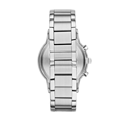 Emporio Armani Renato Analog Blue Dial Silver Band Stainless Steel Men's Watch-AR2448 - Image 4