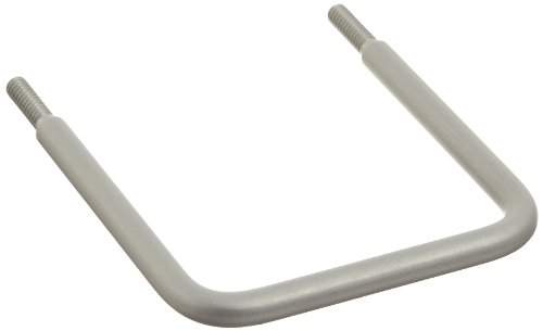 Image of Aluminum Pull Handle with Threaded Studs and Shoulder, Round Grip, Clear Anodized Finish, 2 inch Center-to-Center, 1-1 /2 inch Projection, 3 /16 inch Grip Size, 4-40 Thread (Pack of 5)