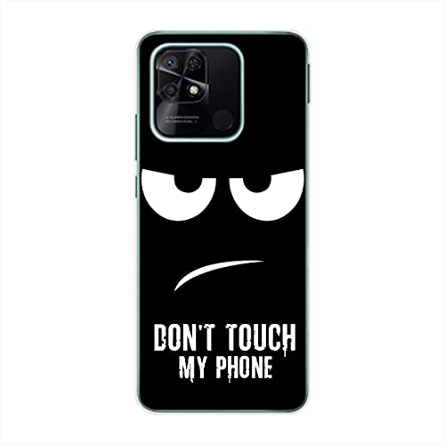 Coque Xiaomi Redmi 10C anti-choc en TPU noir avec protection angles