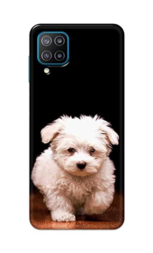 Image of PRINTFIDAA� Printed Hard Back Cover Case for Samsung Galaxy F12 Back Cover (Puppy Dog) -2808