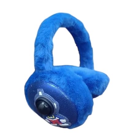 PE - Astronaut Spaceman Colorful Faux Fur Ear Muffs Winter Ear Warmer Earmuff (Pack of 1) - Random Colour-image-15